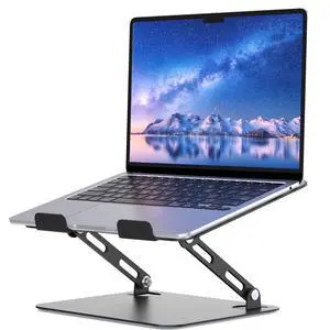 SOUNDANCE Laptop Stand for Desk, Portable Adjustable Laptop Riser, Ergonomic Design Computer Holder, Metal Laptop Mount Elevator Compatible with 10 to 15.6 Inches PC Computer, Black SOUNDANCE Laptop Stand for Desk, Portable Adjustable Laptop Riser, Ergonomic Design Computer Holder, Metal Laptop Mount Elevator Compatible with 10 to 15.6 Inches PC Computer, Black