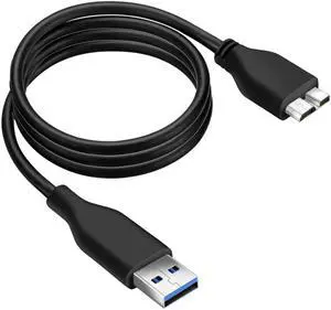 SaiTech IT 3 Feet USB 3.0 Type-A to Micro-B Cable, Black SaiTech IT 3 Feet USB 3.0 Type-A to Micro-B Cable, Black