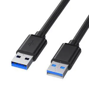 BesCable USB 3.0 Male to Male Cable Heavy Duty 5 Feet Double Sided USB Cord BesCable USB 3.0 Male to Male Cable Heavy Duty 5 Feet Double Sided USB Cord