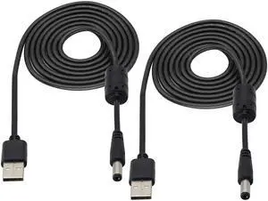 HCFengUSB 2.0 A Male to DC 5.5 x 2.1mm Male 5V Power Cable HCFengUSB 2.0 A Male to DC 5.5 x 2.1mm Male 5V Power Cable