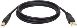 Tripp Lite USB 2.0 High-Speed Cable, Type-A to Type-B (M/M), 6-ft. (U022-006) Tripp Lite USB 2.0 High-Speed Cable, Type-A to Type-B (M/M), 6-ft. (U022-006)