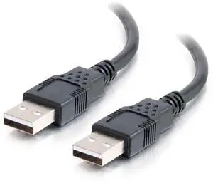 Legrand - C2G USB A to A Cable, 3.3 Foot Data Transfer Cable, Black USB 2.0 Cable, 1 Count, C2G 28105 Legrand - C2G USB A to A Cable, 3.3 Foot Data Transfer Cable, Black USB 2.0 Cable, 1 Count, C2G 28105