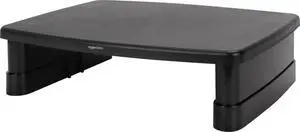 Amazon Basics Height Adjustable Monitor Stand Riser with Storage Organizer, 3-Level Stackable Design, Durable ABS Plastic, Supports up to 22lbs, for Monitors & Laptops, Black Amazon Basics Height Adjustable Monitor Stand Riser with Storage Organizer, 3-Level Stackable Design, Durable ABS Plastic, Supports up to 22lbs, for Monitors & Laptops, Black