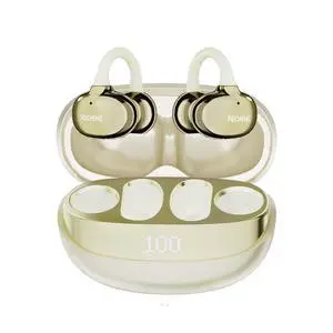 PEICHENG Earbuds Wireless Bluetooth Earphones, 5H Playback 50mAh+400mAh Power Case with Digital Display (Beige) PEICHENG Earbuds Wireless Bluetooth Earphones, 5H Playback 50mAh+400mAh Power Case with Digital Display (Beige)
