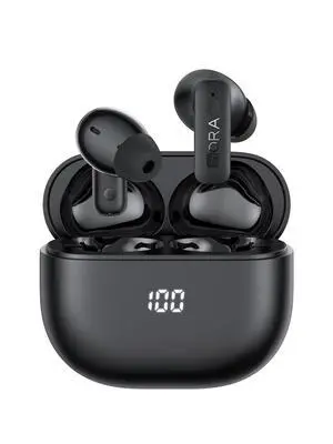 1 Hora Active Noise Cancelling Wireless Earbuds, Built-in 4 Mics, Bluetooth 5.4 in Ear Headphones, LED Display Stereo Bass Earphones with Charging case, for iPhone, Android Smartphone, Tablet, Laptop 1 Hora Active Noise Cancelling Wireless Earbuds, Built-in 4 Mics, Bluetooth 5.4 in Ear Headphones, LED Display Stereo Bass Earphones with Charging case, for iPhone, Android Smartphone, Tablet, Laptop