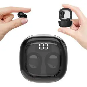 CNBRO Invisible Mini Sleep Earbuds Ear Buds for Side Sleepers Sleeping, Small Ears Canals Women Wireless Bluetooth Low Profile Smallest Disgused Tiny Micro Discreet Hidden Earbuds Headphones for Work CNBRO Invisible Mini Sleep Earbuds Ear Buds for Side Sleepers Sleeping, Small Ears Canals Women Wireless Bluetooth Low Profile Smallest Disgused Tiny Micro Discreet Hidden Earbuds Headphones for Work