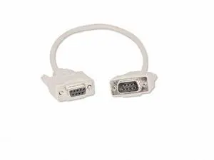 YCS basics 1 Foot DB9 9 Pin Serial / RS232 Male/Female Extension Cable YCS basics 1 Foot DB9 9 Pin Serial / RS232 Male/Female Extension Cable