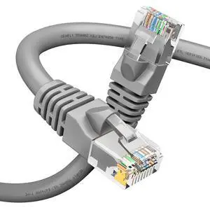 GEARit Cat6 Patch Cables 14 ft Gray (1 Pack) - Cat6 Ethernet Cable 14 ft Gray/Ethernet Cable, 10Gbps 24AWG Pure Copper, Snagless RJ45 for Router, Switch, PC, PS5, Server GEARit Cat6 Patch Cables 14 ft Gray (1 Pack) - Cat6 Ethernet Cable 14 ft Gray/Ethernet Cable, 10Gbps 24AWG Pure Copper, Snagless RJ45 for Router, Switch, PC, PS5, Server