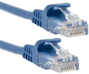 CablesAndKits Cat6 Ethernet Cable 1 ft Blue, Snagless UTP RJ45 CablesAndKits Cat6 Ethernet Cable 1 ft Blue, Snagless UTP RJ45