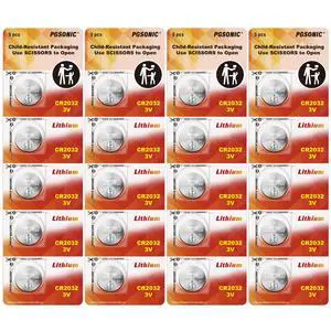 PGSONIC CR2032 3V Lithium Coin Battery (20pcs) PGSONIC CR2032 3V Lithium Coin Battery (20pcs)