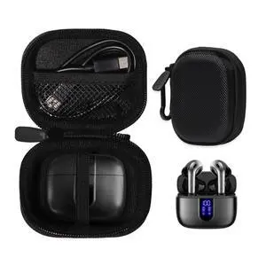 CaseSack Case for TAGRY X08 Bluetooth Headphones True Wireless Earbuds 60H, mesh Pocket for Charge Cable (Black) CaseSack Case for TAGRY X08 Bluetooth Headphones True Wireless Earbuds 60H, mesh Pocket for Charge Cable (Black)