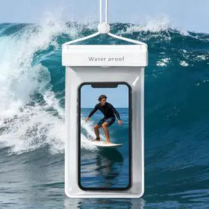 LASIYUAN IPX8 Waterproof Phone Pouch,Water Proof Case with LanyardWaterproof Phone Case for iPhone 17 16 15 14 13 Pro Max XSDry Bag for Snorkeling, Clear (White) LASIYUAN IPX8 Waterproof Phone Pouch,Water Proof Case with LanyardWaterproof Phone Case for iPhone 17 16 15 14 13 Pro Max XSDry Bag for Snorkeling, Clear (White)