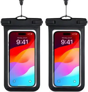 DMLCYXBH Waterproof Cell Phone Bag Black IPX8 Waterproof Phone Pouch for 7.2" Phones, Touch Sensitive Clear Case with Lanyard for Beach Swimming DMLCYXBH Waterproof Cell Phone Bag Black IPX8 Waterproof Phone Pouch for 7.2" Phones, Touch Sensitive Clear Case with Lanyard for Beach Swimming