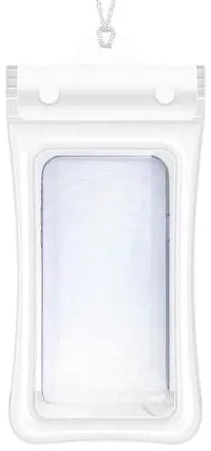 Waterproof Phone Pouch with Airbag, Sealed Case for Swimming (White) Waterproof Phone Pouch with Airbag, Sealed Case for Swimming (White)