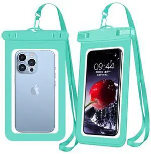 iShowMount [Up to 6.9" 2 Pack Waterproof Phone Pouch Case,Waterproof Phone Bag for iPhone 17 16 15 14 13 Pro Max Plus Galaxy S25 S24 Ultar Plus+,IPX8 Cellphone Dry Bag Beach Travel Essentials-Green iShowMount [Up to 6.9" 2 Pack Waterproof Phone Pouch Case,Waterproof Phone Bag for iPhone 17 16 15 14 13 Pro Max Plus Galaxy S25 S24 Ultar Plus+,IPX8 Cellphone Dry Bag Beach Travel Essentials-Green