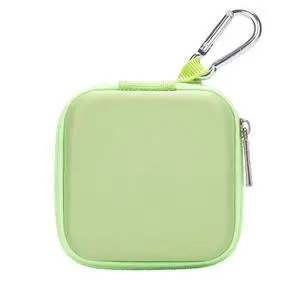 Ginsco Mini-Portable Hard Shell Square Earbuds Case for Apple EarPods/Samsung Galaxy Wired/Wireless Earbuds, Cell Phone Accessories Organizer with Carabiner for Earphones Ginsco Mini-Portable Hard Shell Square Earbuds Case for Apple EarPods/Samsung Galaxy Wired/Wireless Earbuds, Cell Phone Accessories Organizer with Carabiner for Earphones