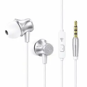 Vuvlonoso White Wired Earbuds with Microphone, 3.5mm in-Ear Headphones, Stereo Earphones with Volume Control for Laptop, PC, Tablet and Smartphones Vuvlonoso White Wired Earbuds with Microphone, 3.5mm in-Ear Headphones, Stereo Earphones with Volume Control for Laptop, PC, Tablet and Smartphones