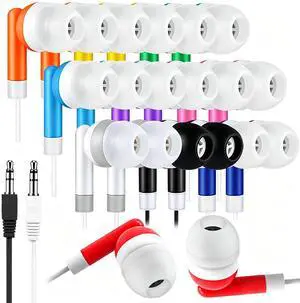 Gaosen Bulk Earbuds Headphones 10 Pack for Classroom Kids Students School, Multi Colored Class Set Wired Earphones for Children Toddler Teens Boys Girls and Adult Gaosen Bulk Earbuds Headphones 10 Pack for Classroom Kids Students School, Multi Colored Class Set Wired Earphones for Children Toddler Teens Boys Girls and Adult