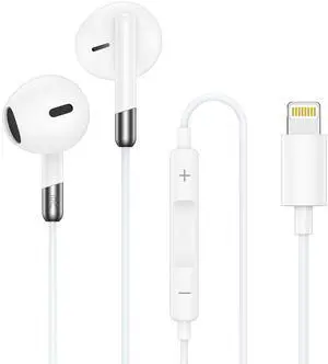 Wired Ear Buds Compatible for iPhone 14 Plus/14 Pro Max/13/12/11/XR/XS/X/8/7/Pro Max,Wired Earphone Headphones with Lightning Connector Built-in Microphone & Volume Control Headsets,Noise Isolation Wired Ear Buds Compatible for iPhone 14 Plus/14 Pro Max/13/12/11/XR/XS/X/8/7/Pro Max,Wired Earphone Headphones with Lightning Connector Built-in Microphone & Volume Control Headsets,Noise Isolation