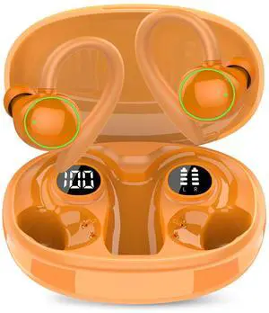 Wireless Earbuds, Bluetooth 5.4 Headphones Sport Over Ear Buds With ENC Mic Wireless Earbuds, Bluetooth 5.4 Headphones Sport Over Ear Buds With ENC Mic