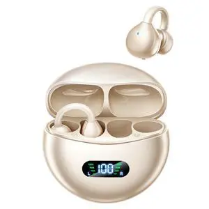 CHENRUIDA Clip On Earbuds Open Ear Ear Buds Wireless Bluetooth 5.4 Headphones,48H Playtime,IPX6 Waterproof,Touch Control,Comfortable for Workouts and Daily Use (Skin) CHENRUIDA Clip On Earbuds Open Ear Ear Buds Wireless Bluetooth 5.4 Headphones,48H Playtime,IPX6 Waterproof,Touch Control,Comfortable for Workouts and Daily Use (Skin)