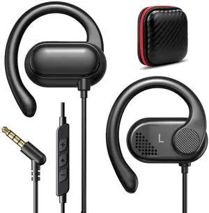 iMangoo 3.5mm Wired Earbuds Over the Ear Buds Open Earphones for Kids Women iMangoo 3.5mm Wired Earbuds Over the Ear Buds Open Earphones for Kids Women