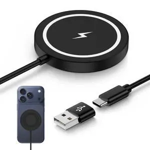 15W Samsung Magnetic Wireless Charger for Galaxy S26 Ultra S25 Ultra FE S24 15W Samsung Magnetic Wireless Charger for Galaxy S26 Ultra S25 Ultra FE S24