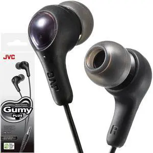 JVC Gumy HAFX7BN in Ear Earbud Headphones, Black JVC Gumy HAFX7BN in Ear Earbud Headphones, Black