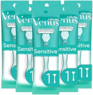 Venus Simply 3 Sensitive Disposable Razors, 6 Pack Venus Simply 3 Sensitive Disposable Razors, 6 Pack