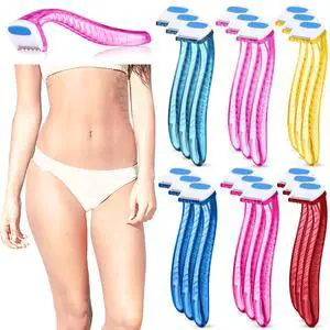 Honoson 16 Pcs Women's Disposable Bikini Razors, Sensitive Skin Shaving Kit with Protective Cover, Precision Trimmer for Beginners, Painless Hair Removal Travel & Gift Set(Multicolor) Honoson 16 Pcs Women's Disposable Bikini Razors, Sensitive Skin Shaving Kit with Protective Cover, Precision Trimmer for Beginners, Painless Hair Removal Travel & Gift Set(Multicolor)