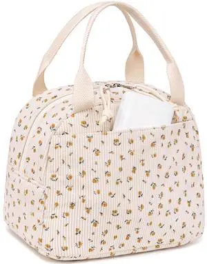 LEDAOU Lunch Box for Women, Insulated Reusable Lunch Bag, Cooler Tote for Work, School, College, Travel, Picnic, Everyday Use LEDAOU Lunch Box for Women, Insulated Reusable Lunch Bag, Cooler Tote for Work, School, College, Travel, Picnic, Everyday Use