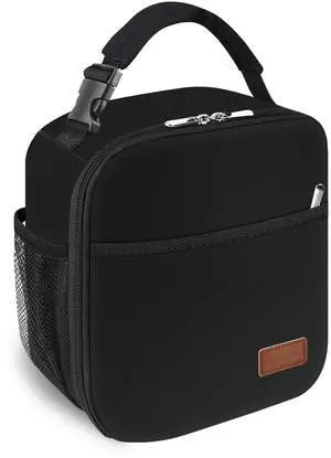 Femuar Lunch Box for Men Women Adults, Small Lunchbox for Work Picnic - Reusable Lunch bag Portable Lunch tote, Black Femuar Lunch Box for Men Women Adults, Small Lunchbox for Work Picnic - Reusable Lunch bag Portable Lunch tote, Black