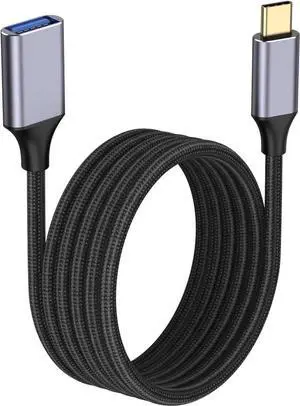 USB Female to C Male Cable(1M/3.3 Ft) Type-C Adapter USB C to USB 3.0 Adapter C Female to A Male for Phone/Laptop/Tablet/Switch USB-C Device