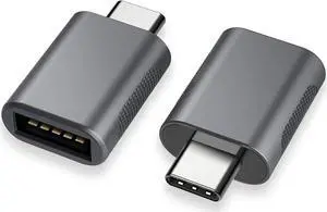 USB C to USB 3.0 Adapter(2 Pack) USB to USB C Adapter USB Type-C to USB Thunderbolt 4/3 to USB Female Adapter OTG for MacBook Pro2021 MacBook Air 2020 iPad Pro 2021 More Type-C Devices