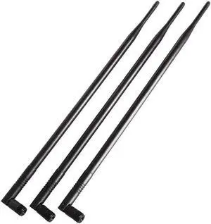 JAENFONG 3 x 9dBi RP-SMA High Gain WiFi Antennas Linksys EA6900 ASUS RT-AC66U RT-AC68U
