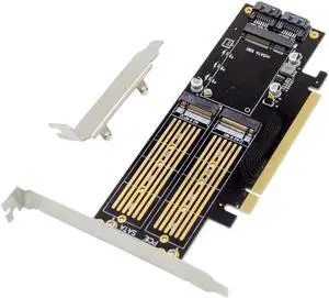 JAENFONG PCIE mSATA + M.2 B&M Key SSD NVMe Adapter 6Gb/s JAENFONG PCIE mSATA + M.2 B&M Key SSD NVMe Adapter 6Gb/s