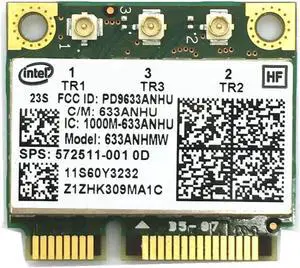 JAENFONG For Ultimate-N Intel 6300 633ANHMW 6300AGN half Mini PCI-E 2.4G/5GHZ Wireless card for X230 X220 T410 T420 FRU 60Y3233