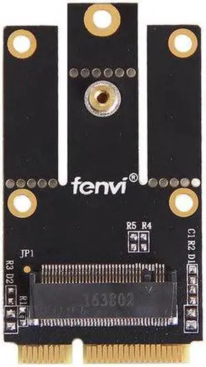 JAENFONG M.2 NGFF Key A to Mini PCI-E Converter Adapter for Intel 9260 Wifi Wireless Card