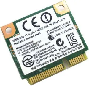 JAENFONG AR5B225 WIFI Wireless Bluetooth BT 4.0 Half MINI PCI-E Card Laptop Network Adapter