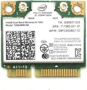 JAENFONG Universal version of intel 7260NB PCI-E dual-band wireless network card 300Mbps 2.4g and 5g