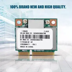 JAENFONG 300Mbps 2.4/5G Wireless Wifi Card Bluetooth Mini PCI-E 802.11N For ASUS M5G Z77