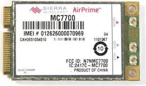 JAENFONG Unlocked Sierra MC7700 Wireless 3G WWAN 100Mbps PCI-E Card GPRS Exceed MC8780