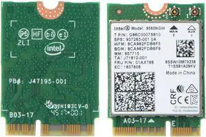 JAENFONG Wireless AC 9560 For Intel 9560NGW 802.11ac NGFF 2.4G/5G WiFi Card Bluetooth
