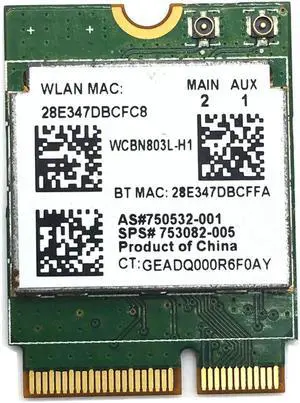 JAENFONG Realtek RTL8723BE 300Mbps NGFF/M.2 802.11/B/G/N Wireless Card For 240 256 430 440 450 G3