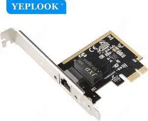 JAENFONG PCIe 1X RJ45 10/100/1000M 1G Lan Card Gigabit Ethernet Network Card Chipset Realtek RT8111H For Desktop PC Computer TXA065