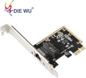 JAENFONG Desktop PC PCI Express Gigabit Lan Card with Realtek RTL8111H PCIe 1X Ethernet Network adapator