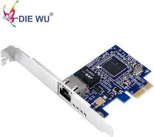 JAENFONG Network card with Boardcom BCM5721 chip PCI-E Desktop 1 Gigabit Ethernet Network Card Adapters Slot RJ45 NIC
