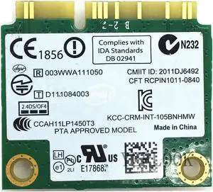 JAENFONG 105BNHMW WiFi Card Wireless-N 105 Mini PCI-E 150Mbps 2.4GHz 802.11B/G/N WiFi Adapter