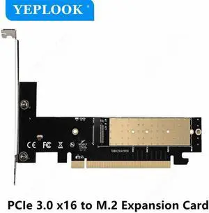 JAENFONG M.2 NVMe SSD NGFF to PCIe X16 adapter M Key Interface Card Suppor PCI Express 3.0 For 2230 2242 2260 2280 Size