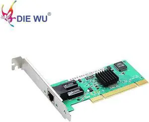 JAENFONG PCI 10/100/1000mbps 1x RJ45 Port Lan Network Card Chipset RTL8169 Support Wake on & Wake Up Auto Detection & Correction TXA013